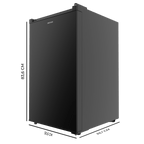 Congelador vertical Cecotec Bolero CoolMarket TF 87 Black