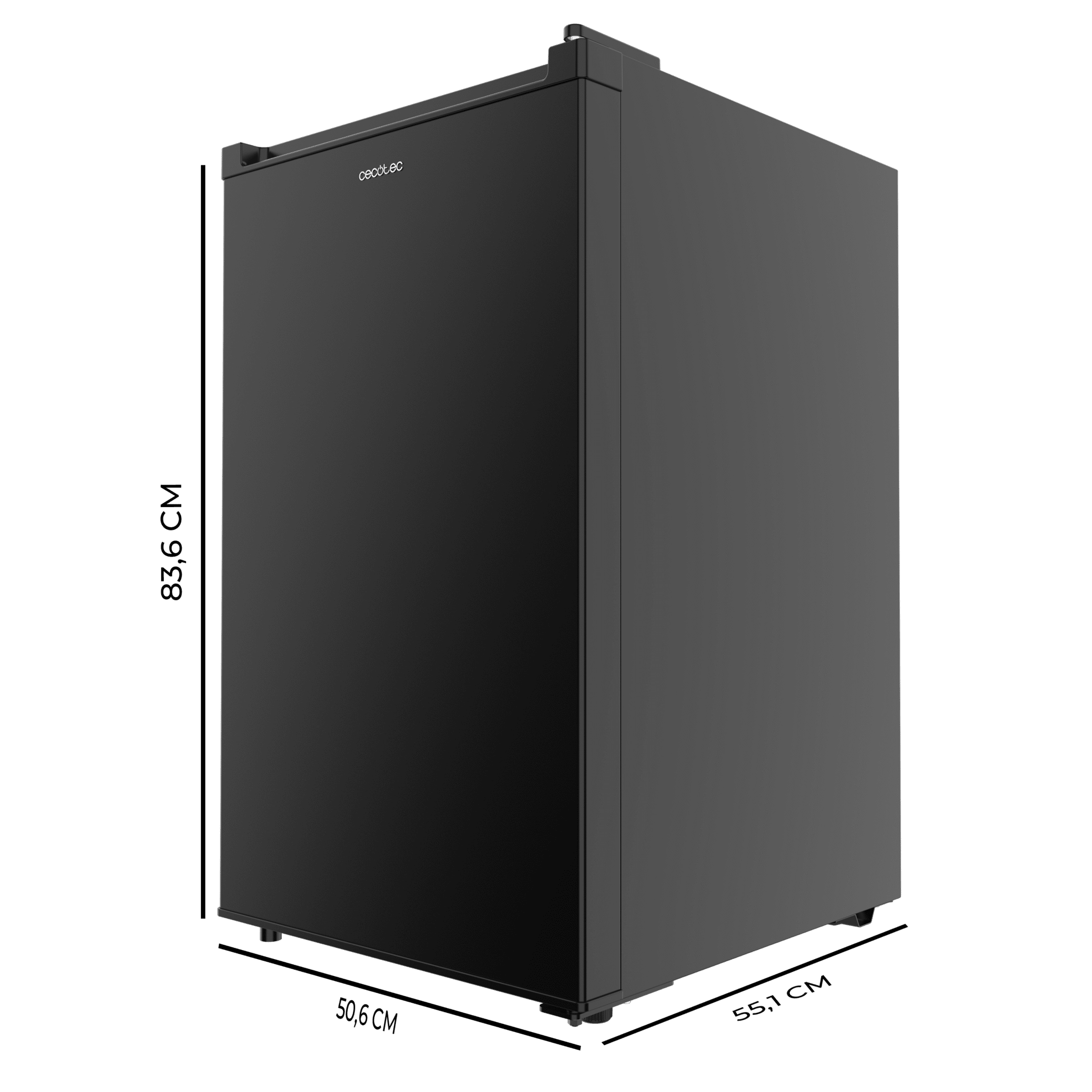 Congelador vertical Cecotec Bolero CoolMarket TF 87 Black