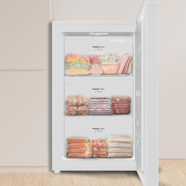 Congelador vertical Cecotec Bolero CoolMarket TF 87 White