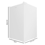 Congelador vertical Cecotec Bolero CoolMarket TF 87 White
