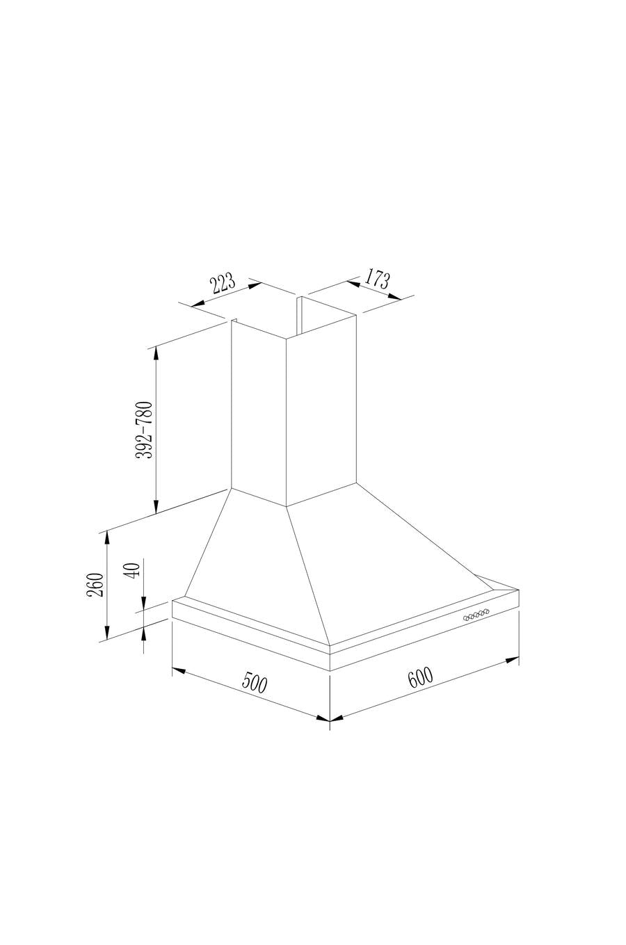 Campana Extractora EVVO CE21 Pyramid