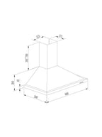Campana Extractora EVVO CE26 Pyramid