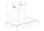Campana Extractora Decorativa EVVO CE36
