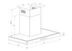 Campana Extractora Decorativa EVVO CE37 Inox