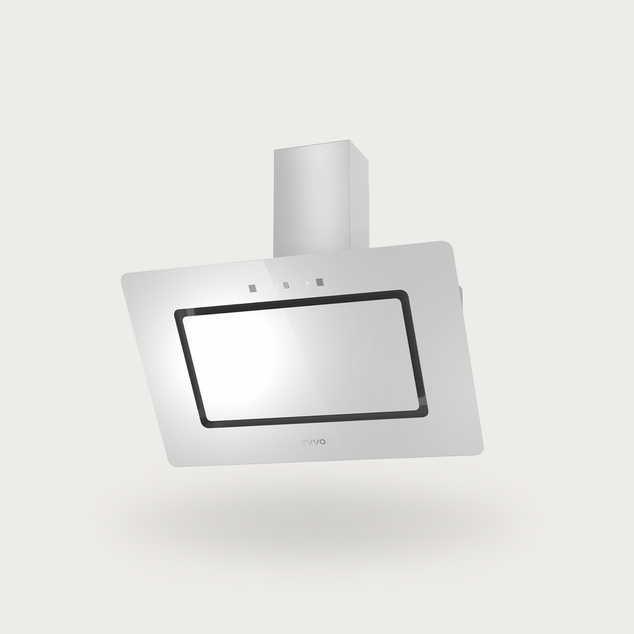 Campana Extractora Decorativa EVVO CE48 Cristal White
