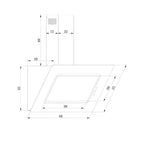 Campana Extractora Decorativa EVVO CE48 Cristal White