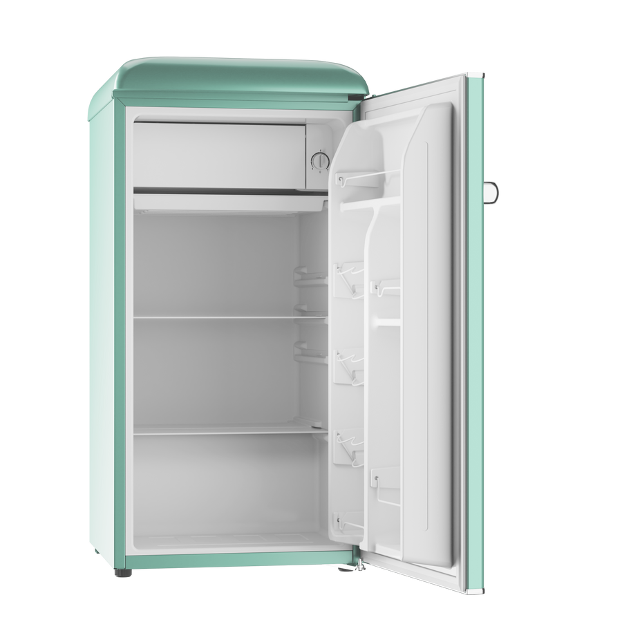Frigorífico Mini Evvo F26G Retro Verde Pastel