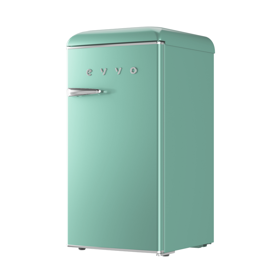Frigorífico Mini Evvo F26G Retro Verde Pastel