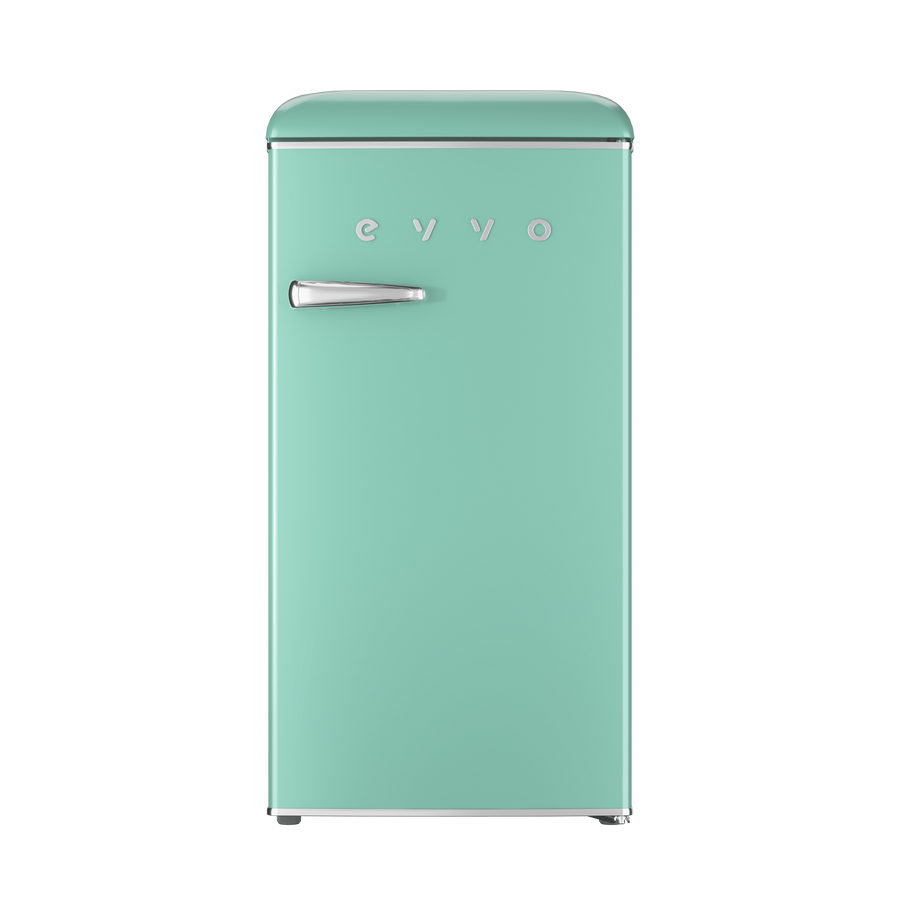 Frigorífico Mini Evvo F26G Retro Verde Pastel