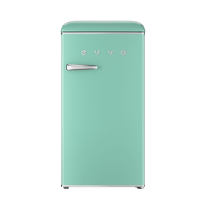 Frigorífico Mini Evvo F26G Retro Verde Pastel