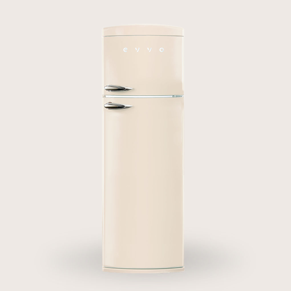 Frigorífico 2 puertas Evvo F50BG Retro Beige