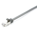 Cable gris Cat6 blindado (STP) con conector RJ45 macho a RJ45 macho 5m 16.4ft