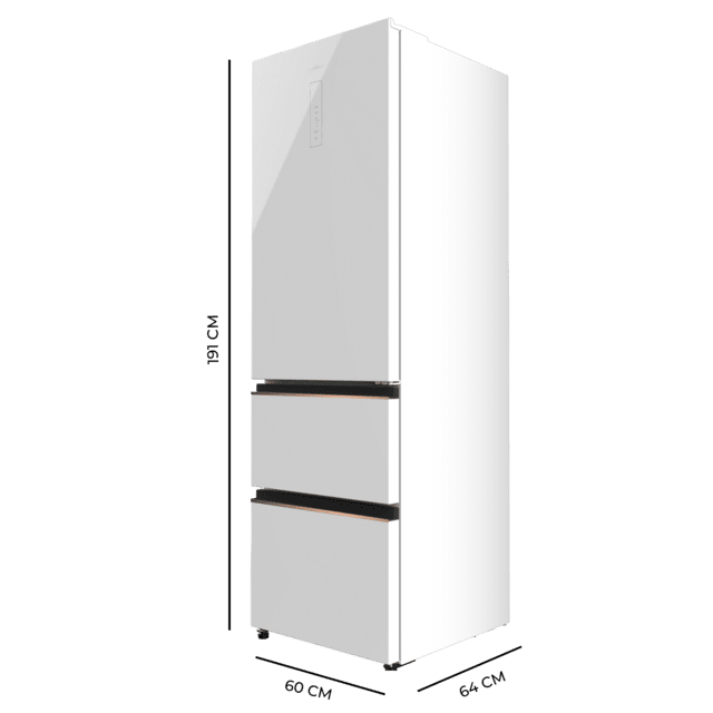 Frigorífico Cecotec Bolero CoolMarket Combi FD 400 White Glass E