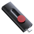 JumpDrive Dual Drive D300 unidad flash USB 256 GB USB Type-A / USB Type-C 3.2 Gen 1 (3.1 Gen 1) Negro