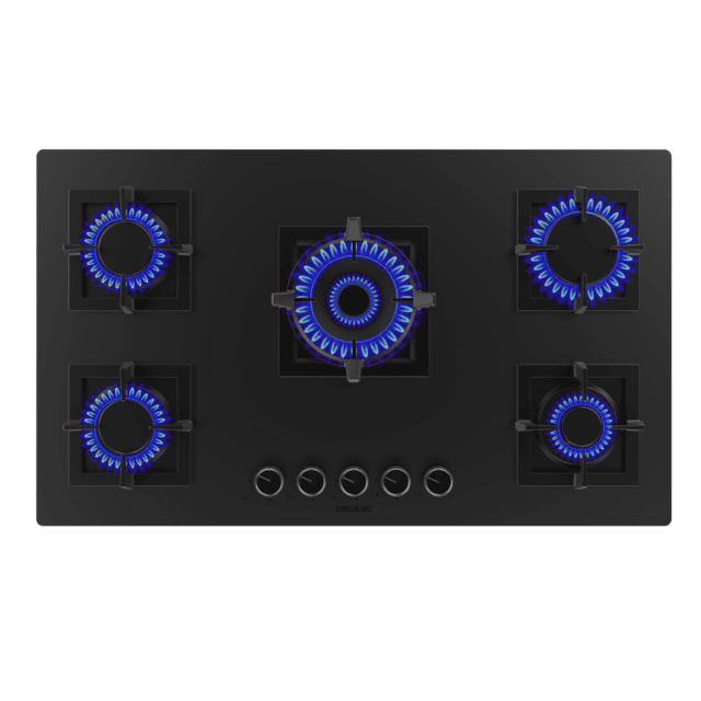 Placa de gas Cecotec Bolero Squad G 5800S Eternal Nano Glass
