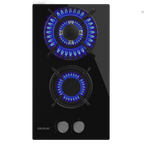 Placa de gas Cecotec Bolero Squad G 2200S Glass Black