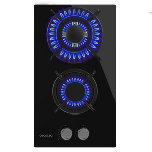 Placa de gas Cecotec Bolero Squad G 2200S Glass Black