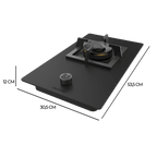 Placa de gas Cecotec Bolero Squad G 1800S Eternal Nano Glass