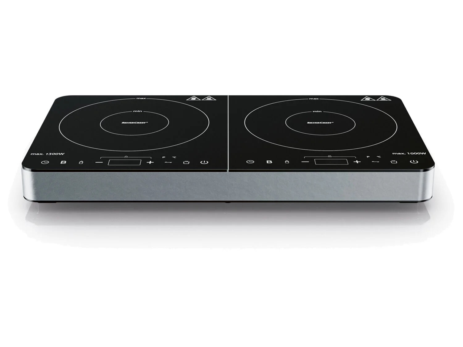 Placa de inducción doble Silvercrest 2300 W