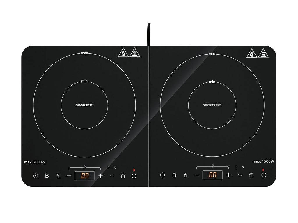Placa de inducción doble Silvercrest 2300 W