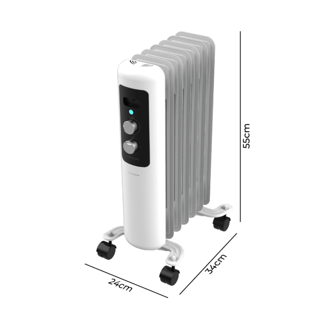 Radiador de aceite Cecotec ReadyWarm 750 Space White