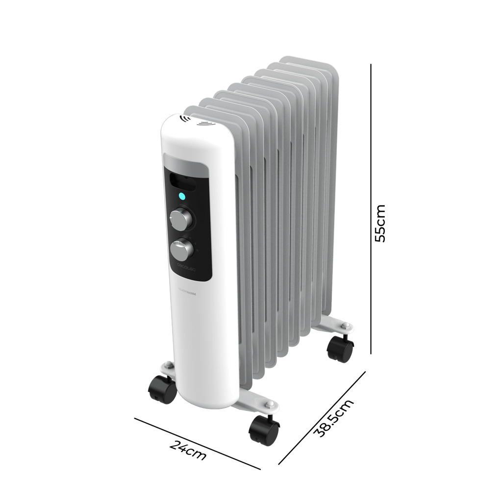 Radiador de aceite Cecotec ReadyWarm 950 Space White