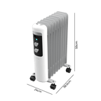 Radiador de aceite Cecotec ReadyWarm 950 Space White