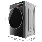 Lavadora Cecotec Bolero DressCode 8900 Inverter FullColor Steel A