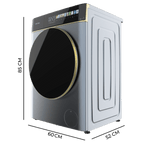 Lavadora Cecotec Bolero DressCode 8900 Inverter FullColor Ice Blue A