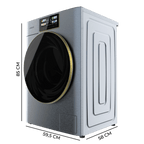 Lavadora Cecotec Bolero DressCode 9950 Autodose Inverter 3D Ice Blue A