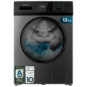 Lavadora Cecotec Bolero DressCode 12410 Inverter Steel