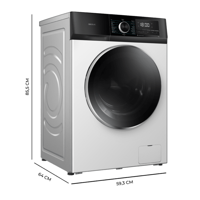 Lavadora Cecotec Bolero DressCode 12500 Inverter