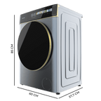 Lavadora Cecotec Bolero DressCode 10900 Autodose Inverter FullColor Ice Blue A