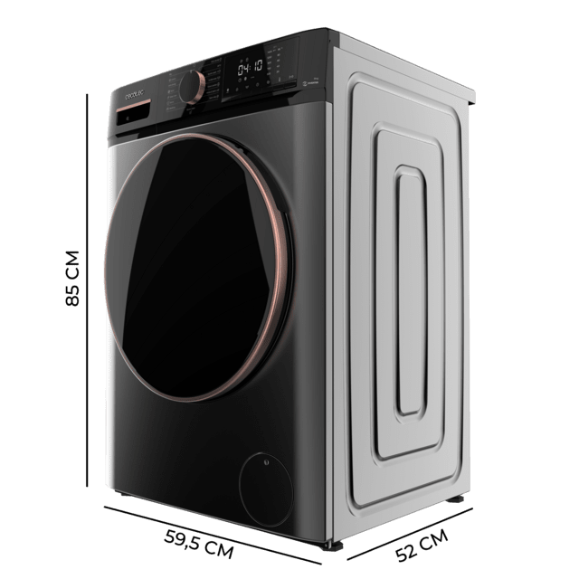 Lavadora Cecotec Bolero DressCode 8610 Inverter Steel A