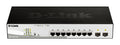 DGS-1210-10P Gestionado L2 Gigabit Ethernet (10/100/1000) Energía sobre Ethernet (PoE) 1U Negro