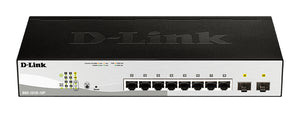 DGS-1210-10P Gestionado L2 Gigabit Ethernet (10/100/1000) Energía sobre Ethernet (PoE) 1U Negro
