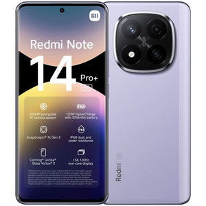 Móvil Xiaomi Redmi Note 14 Pro Plus 5G 8/256GB Violeta Lavanda Libre