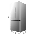 Frigorífico puerta francesa Cecotec Bolero CoolMarket FD 499 Inox E
