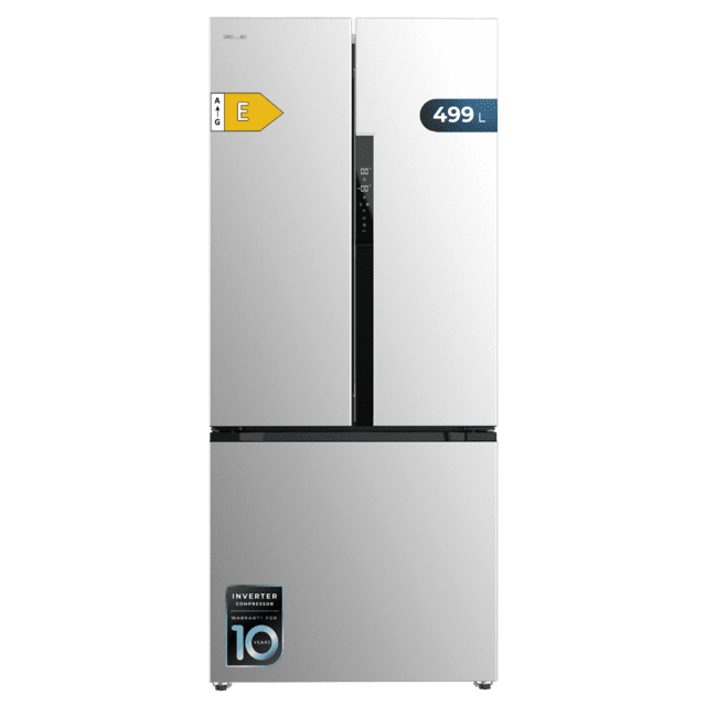 Frigorífico puerta francesa Cecotec Bolero CoolMarket FD 499 Inox E