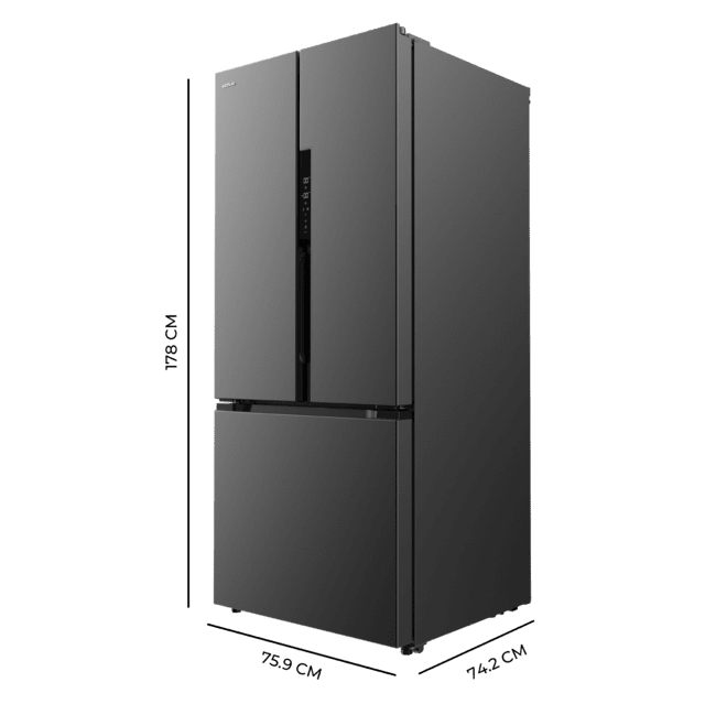 Frigorífico puerta francesa Cecotec Bolero CoolMarket FD 499 Dark E