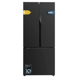 Frigorífico puerta francesa Cecotec Bolero CoolMarket FD 499 Dark E