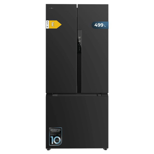 Frigorífico puerta francesa Cecotec Bolero CoolMarket FD 499 Dark E