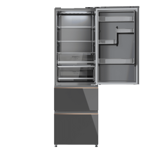 Frigorífico Cecotec Bolero CoolMarket Combi FD 400 Grey Glass E