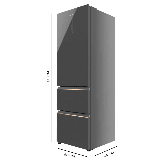 Frigorífico Cecotec Bolero CoolMarket Combi FD 400 Grey Glass E