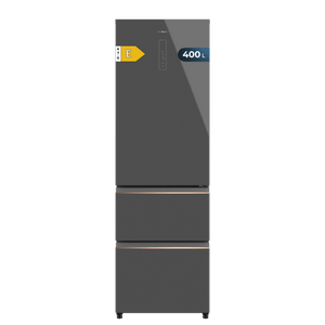 Frigorífico Cecotec Bolero CoolMarket Combi FD 400 Grey Glass E