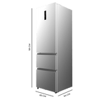 Frigorífico Cecotec Bolero CoolMarket Combi FD 400 Inox E