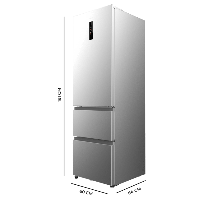 Frigorífico Cecotec Bolero CoolMarket Combi FD 400 Inox E
