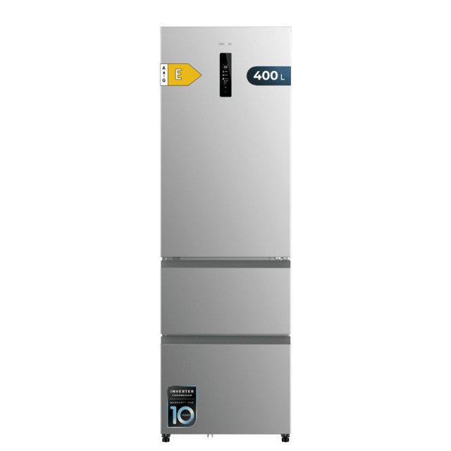 Frigorífico Cecotec Bolero CoolMarket Combi FD 400 Inox E