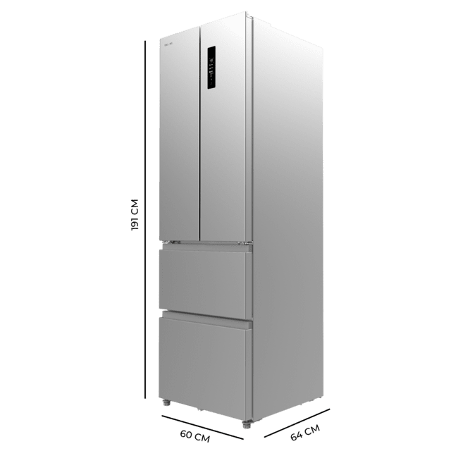 Frigorífico Cecotec Bolero CoolMarket Combi F2D 400 Inox E