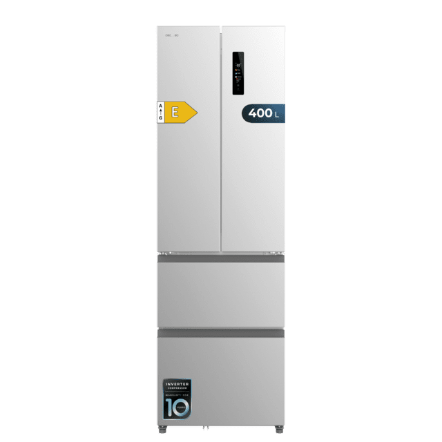 Frigorífico Cecotec Bolero CoolMarket Combi F2D 400 Inox E